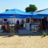 Центр Анапы июнь вторая половина пляжное кафе на городском пляже